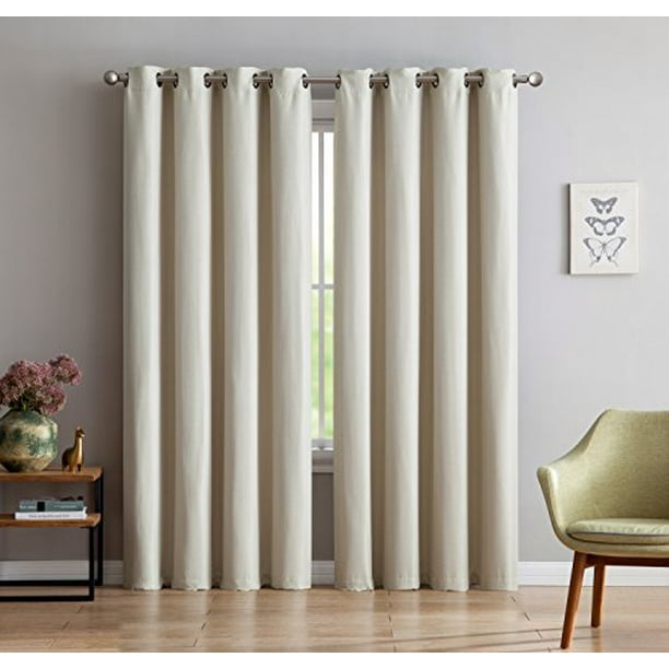 Premium Textured Thermal Weaved Heavy Duty Blackout Curtain Noise Reduction NEW Premium Textured Thermal Weaved Heavy Duty Blackout Curtain Noise Reduction NEW